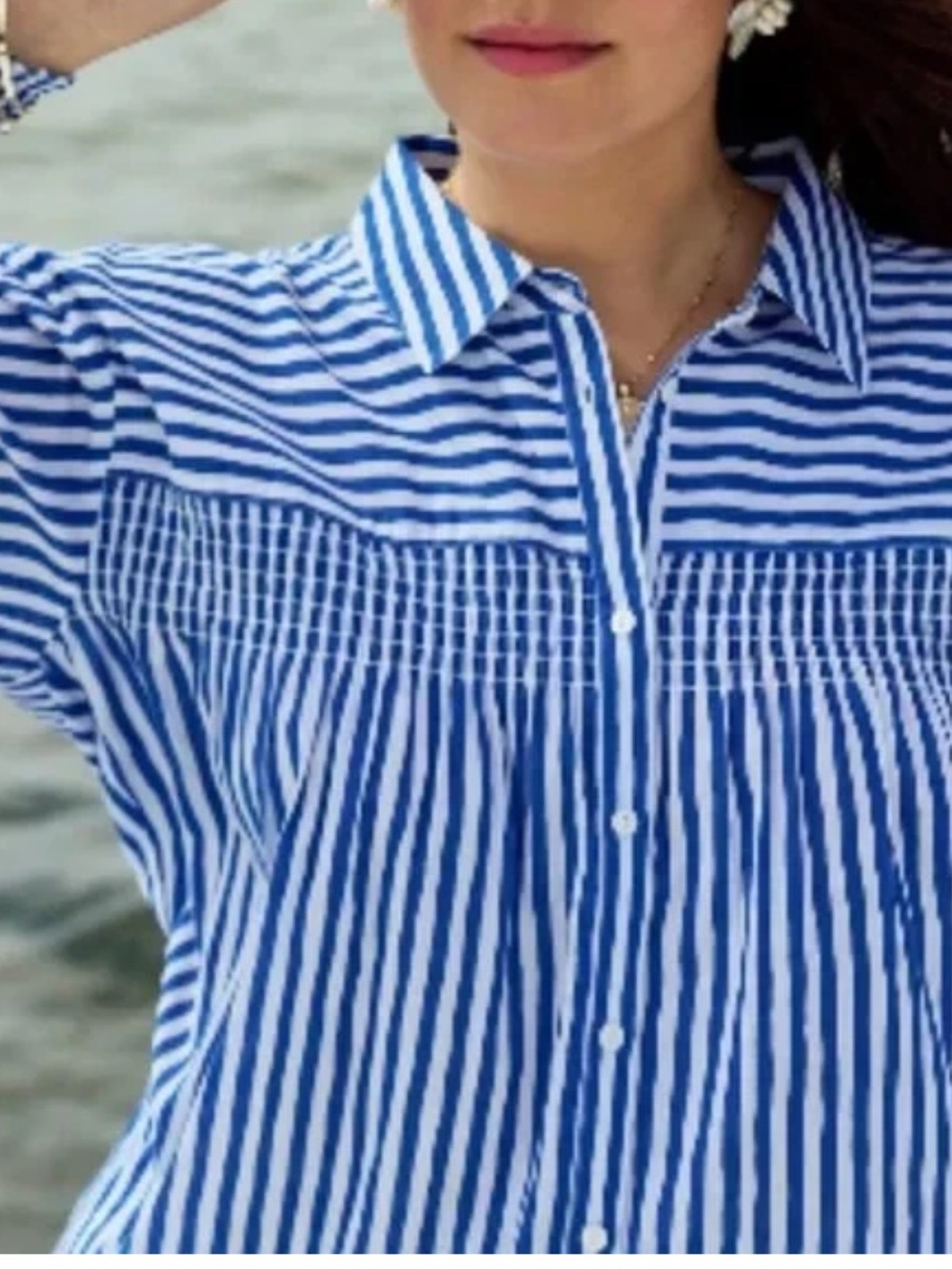 Printfresh Easy Street Blouse Shirt Size XS
